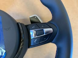 BMW BMW X5 X6 X3 X4 F15 F16 F25 F26 OEM M Steering Wheel Paddles M STITCHES CARBON — thumbnail 7
