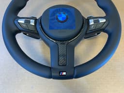 BMW BMW X5 X6 X3 X4 F15 F16 F25 F26 OEM M Steering Wheel Paddles M STITCHES CARBON — thumbnail 10