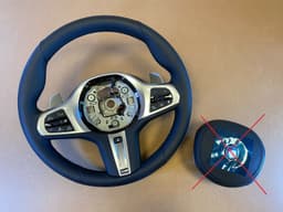 BMW BMW 2 3 F44 G20 G21 G28 USA M Steering Wheel Paddles HEATING ASSIST+ — thumbnail 1