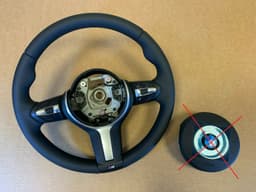BMW BMW F20 F21 F22 F23 F30 F31 F32 F33 F34 F36 F39 F45 F48 OEM M Steering Wheel — thumbnail 1