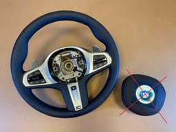 BMW BMW 5 6 X3 X4 G30 G31 G32 G01 G02 LCI EU M Steering Wheel HEATED ASSIST VIBRO — thumbnail 1