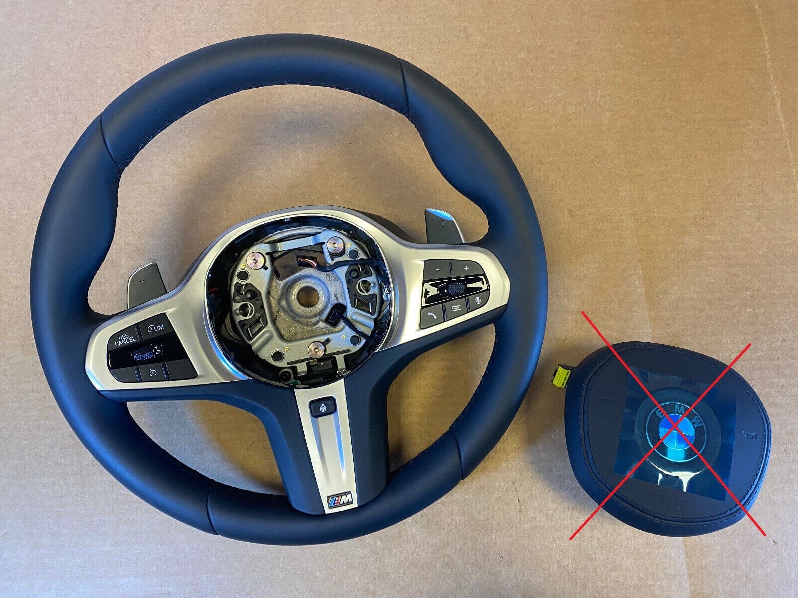 BMW BMW 5 6 X3 X4 G30 G31 G32 G01 G02 LCI USA M Steering Wheel Paddles HEATING VIBRO