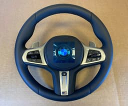 BMW BMW 5 6 X3 X4 G30 G31 G32 G01 G02 LCI USA M Steering Wheel Paddles HEATING VIBRO — thumbnail 2