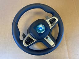 BMW BMW 5 6 X3 X4 G30 G31 G32 G01 G02 LCI USA M Steering Wheel Paddles HEATING VIBRO — thumbnail 9