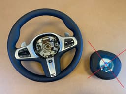 BMW BMW 5 6 X3 X4 G30 G31 G32 G01 G02 LCI M Steering Wheel Paddles HEATED ASSIST — thumbnail 1