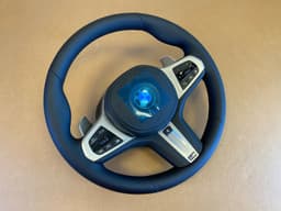 BMW BMW 5 6 X3 X4 G30 G31 G32 G01 G02 LCI M Steering Wheel Paddles HEATED ASSIST — thumbnail 9