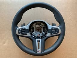 BMW BMW 5 6 X3 X4 G30 G31 G32 G01 G02 M Steering Wheel Paddles Heating Vibro Stop&Go — thumbnail 1