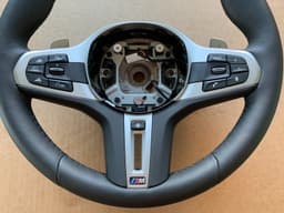 BMW BMW 5 6 X3 X4 G30 G31 G32 G01 G02 M Steering Wheel Paddles Heating Vibro Stop&Go — thumbnail 2