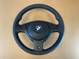 BMW BMW 3 5 7 X5 E46 E39 E38 E53 OEM M Sport Steering Wheel M Stitches Nappa Leather — thumbnail 10
