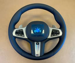 BMW BMW 5 6 X3 X4 G30 G31 G32 G01 G02 LCI EU M Steering Wheel Paddles HEATED ASSIST — thumbnail 2