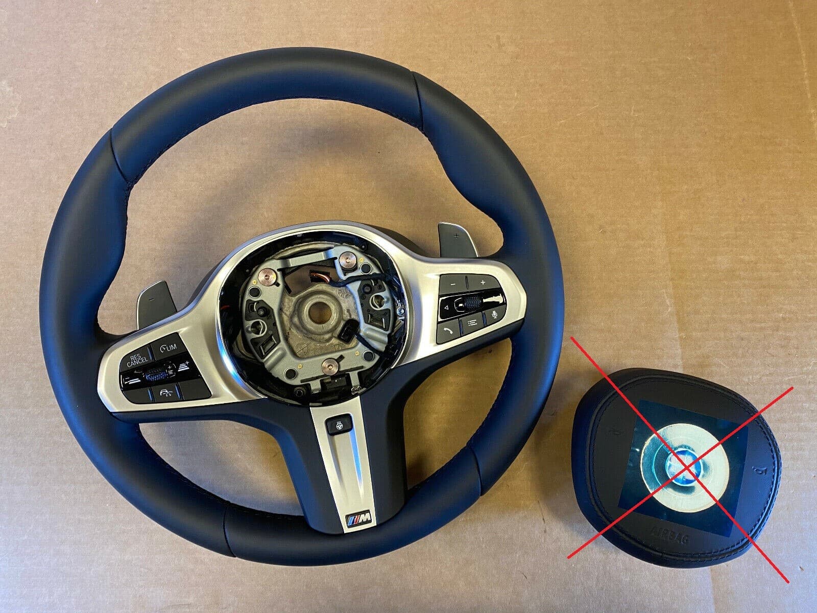 BMW BMW 5 6 X3 X4 G30 G31 G32 G01 G02 LCI EU M Steering Wheel Paddles HEATED ACC