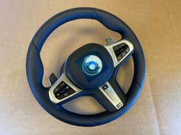 BMW BMW 5 6 X3 X4 G30 G31 G32 G01 G02 LCI EU M Steering Wheel Paddles HEATED ACC — thumbnail 9
