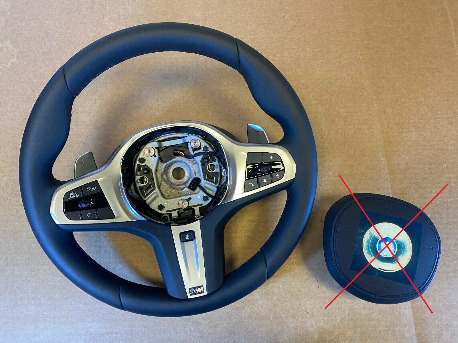 BMW BMW 5 6 X3 X4 G30 G31 G32 G01 G02 LCI EU M Steering Wheel Paddle HEATING VIBRO