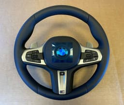 BMW BMW 5 6 X3 X4 G30 G31 G32 G38 G01 G02 OEM USA M Steering Wheel Paddles HEATING — thumbnail 2
