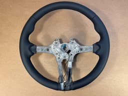 BMW BMW F15 F16 F25 F26 F39 F45 F48 GENUINE Leather Steering Wheel TJA Assist+ — thumbnail 1