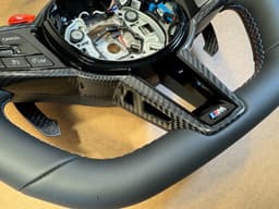 BMW BMW M2 G87 M3 G80 G20 G21 M4 G82 M Steering Wheel Carbon VIBRO — thumbnail 5