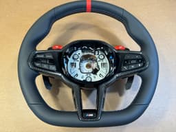 BMW BMW M2 G87 M3 G80 G20 G21 M4 G82 M Steering Wheel Carbon VIBRO — thumbnail 4
