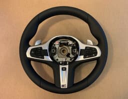 BMW BMW 5 6 7 X3 X4 G30 G32 G11 G01 G02 OEM M Steering Wheel Paddles HEATING VIBRO — thumbnail 1