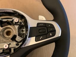 BMW BMW 5 6 7 X3 X4 G30 G32 G11 G01 G02 OEM M Steering Wheel Paddles HEATING VIBRO — thumbnail 4