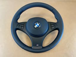 BMW BMW X3 X5 E83 E53 GENUINE M Sport Steering Wheel M Stitches Nappa Leather — thumbnail 1