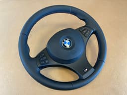 BMW BMW X3 X5 E83 E53 GENUINE M Sport Steering Wheel M Stitches Nappa Leather — thumbnail 5