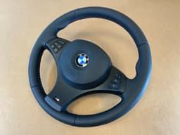 BMW BMW X3 X5 E83 E53 GENUINE M Sport Steering Wheel M Stitches Nappa Leather — thumbnail 6