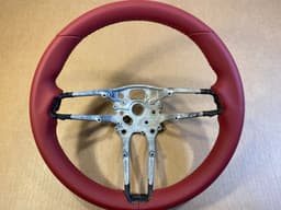 PORSCHE Steering wheel for Porsche 911 992 Panamera 971.2 Taycan GENUINE Nappa Leather — thumbnail 1