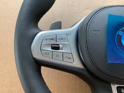 BMW NEW BMW 7 G11 LCI G12 LCI X7 G07 GENUINE M Steering Wheel Paddles HEATING VIBRO — thumbnail 3