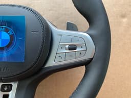 BMW NEW BMW 7 G11 LCI G12 LCI X7 G07 GENUINE M Steering Wheel Paddles HEATING VIBRO — thumbnail 4