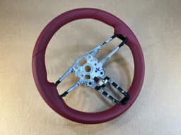 PORSCHE Steering wheel Porsche 911 992 Panamera 971.2 Taycan GENUINE Nappa Leather Heat — thumbnail 8