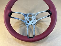 PORSCHE Steering wheel for Porsche 911 992 Panamera 971.2 Taycan GENUINE Nappa Leather — thumbnail 3