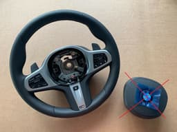 BMW BMW 8 X5 X6 X7 G14 G15 G16 G05 G06 G07 M Steering Wheel Paddles HEATING VIBRO — thumbnail 1