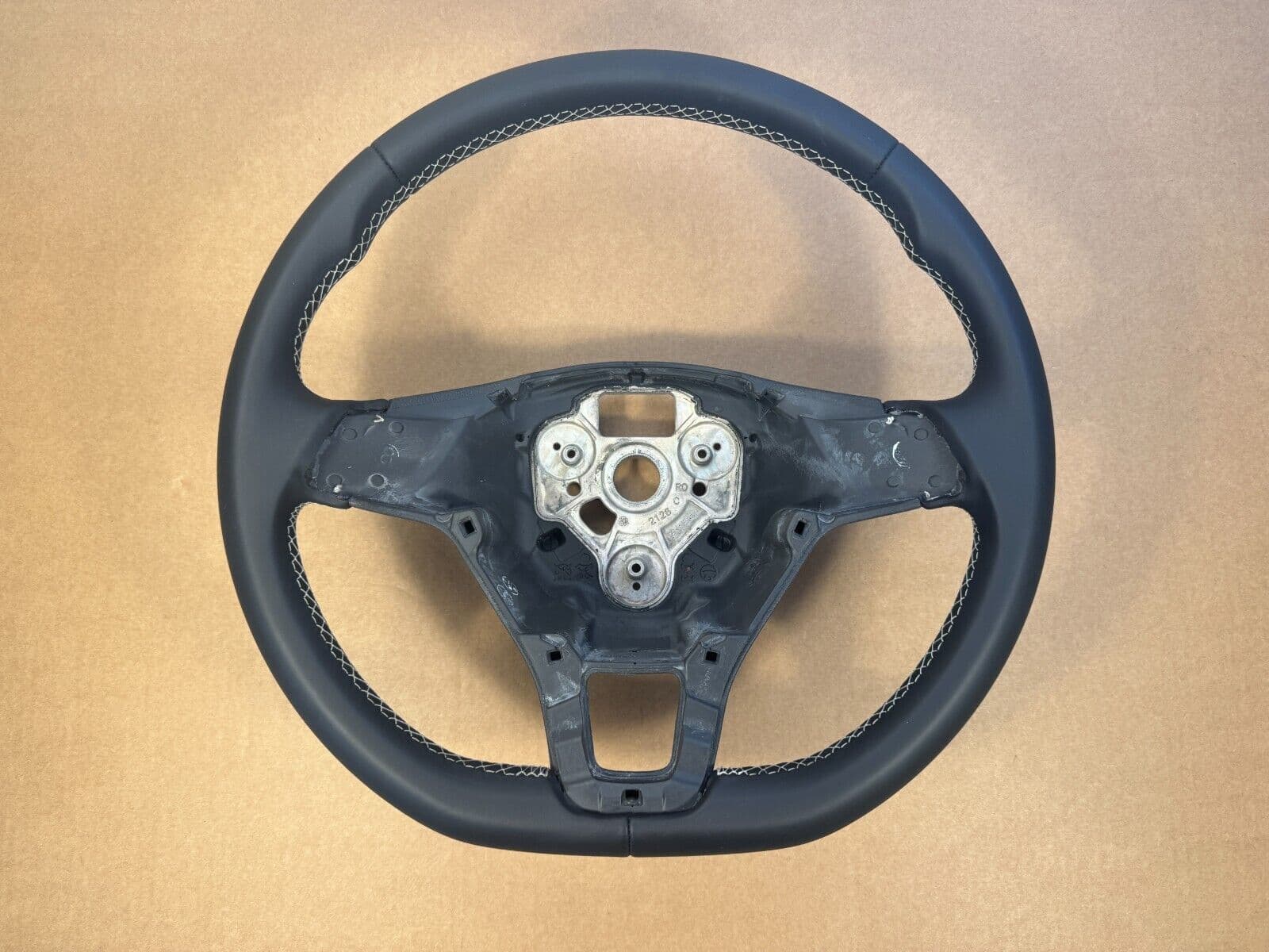 VW NEW Volkswagen Passat Tiguan Black Leather Steering Wheel 5NN419091B