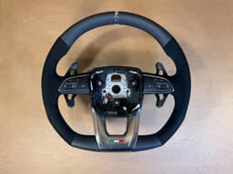 LAMBORGHINI NEW Lamborghini URUS 4M Alcantara Leather Steering Wheel Black Stiching +HEATING — thumbnail 1