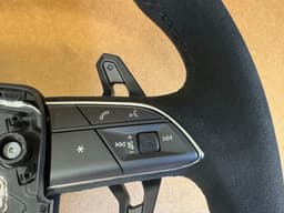 LAMBORGHINI NEW Lamborghini URUS 4M Alcantara Leather Steering Wheel Black Stiching +HEATING — thumbnail 5