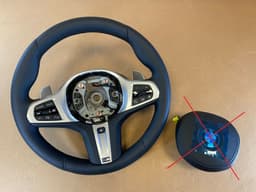 BMW BMW 8 X5 X6 X7 G14 G05 G06 G07 USA M Steering Wheel Paddles HEATING VIBRO ACC — thumbnail 1