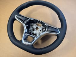 VW NEW Volkswagen VW Golf 8 T-Roc TOUAREG CR7 PASSAT Leather Steering Wheel — thumbnail 3