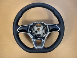 VW NEW Volkswagen VW Golf 8 T-Roc TOUAREG CR7 PASSAT Leather Steering Wheel — thumbnail 1