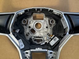 VW NEW Volkswagen VW Golf 8 T-Roc TOUAREG CR7 PASSAT Leather Steering Wheel — thumbnail 7