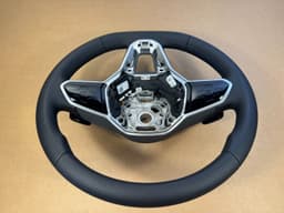 VW NEW Volkswagen VW Golf 8 T-Roc TOUAREG CR7 PASSAT Leather Steering Wheel — thumbnail 9