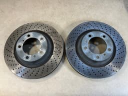 PORSCHE Porsche 911 991 GENUINE Front Brake Discs SET x2 psc LH & RH — thumbnail 1