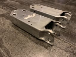 BMW BMW 5 GT F07 OEM Front Bumper Crash Carrier Bar Holders x2 gb Left & Right — thumbnail 8