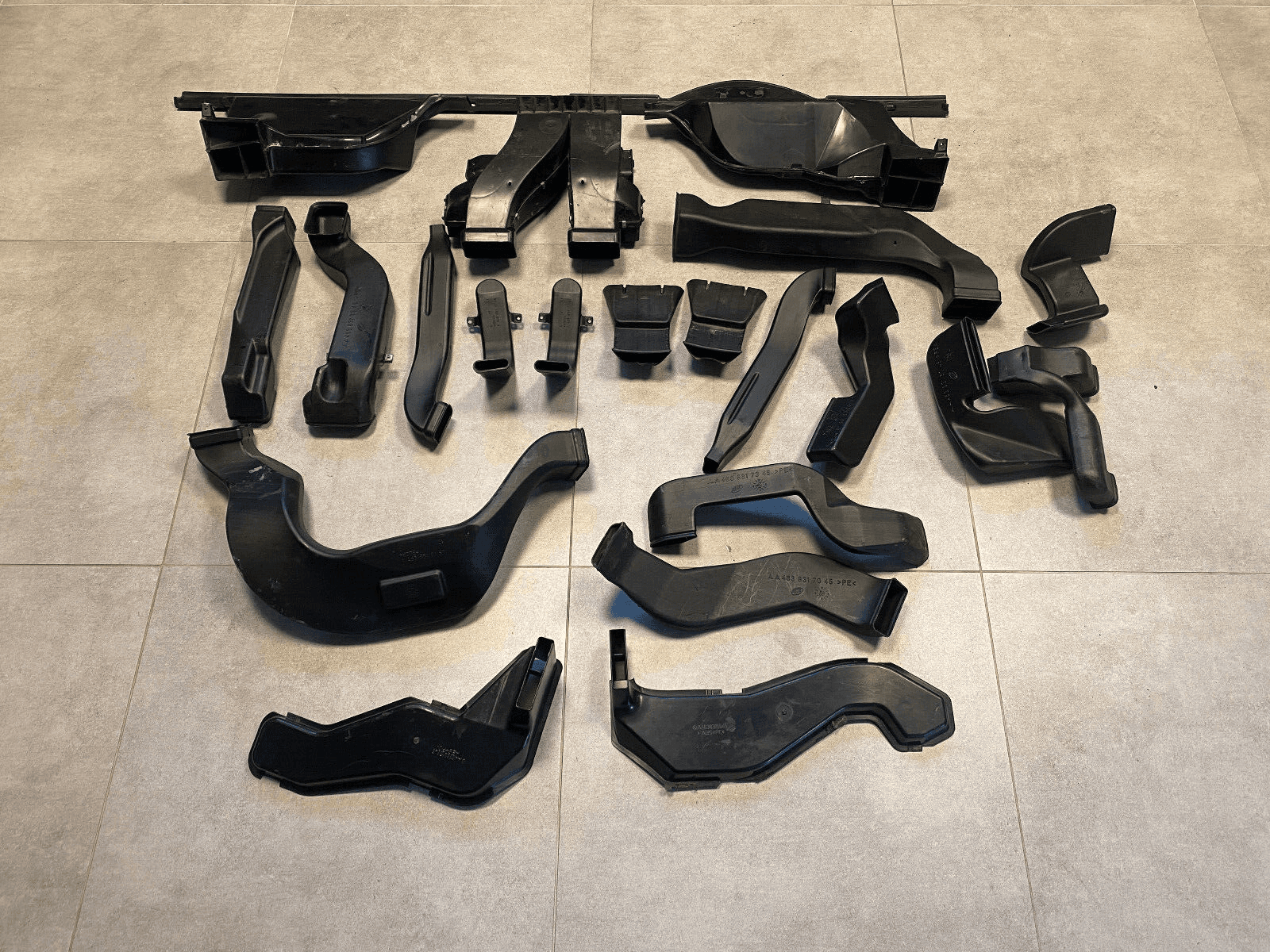 Mercedes G class W463 OEM Air Vent Duct channels SET