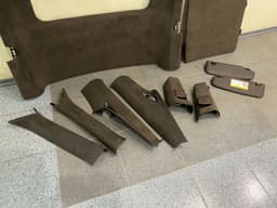 PORSCHE Porsche 911 991 Coupe GENUINE BRAUN ESPRESSO ALCANTARA CEILING SET — thumbnail 2