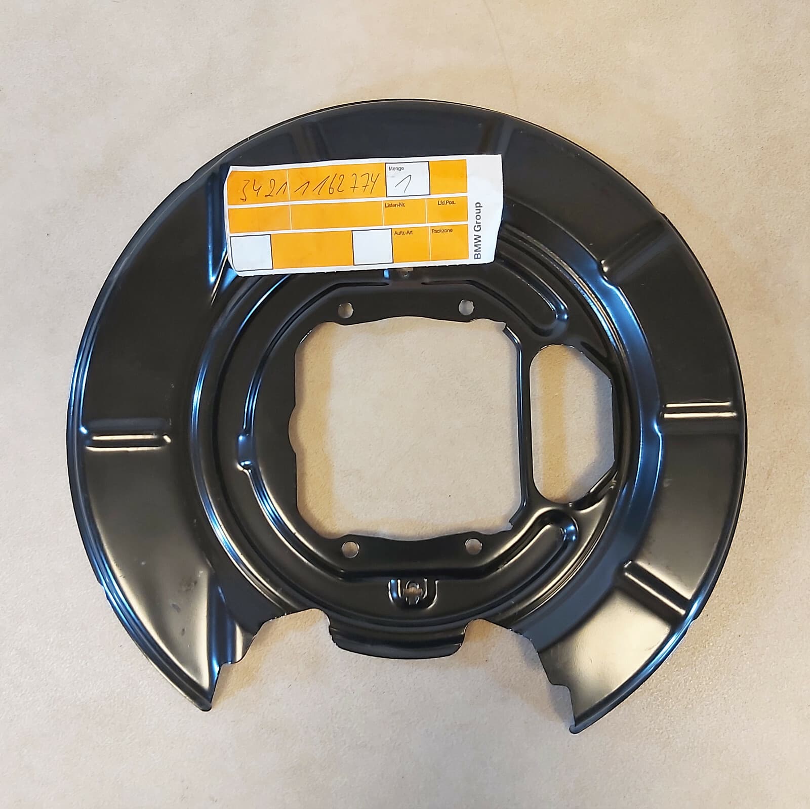 BMW BMW E39 5 Series 525 528 530 540 Brake Dust Shield Rear Right Backing Plate OEM