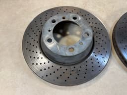 PORSCHE Porsche 911 991 GENUINE Rear Brake Discs SET x2 psc LH & RH — thumbnail 2