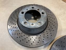 PORSCHE Porsche 911 991 GENUINE Rear Brake Discs SET x2 psc LH & RH — thumbnail 4
