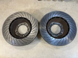 PORSCHE Porsche 911 991 GENUINE Rear Brake Discs SET x2 psc LH & RH — thumbnail 8