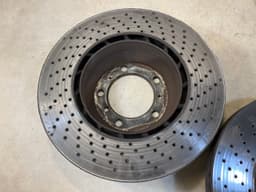 PORSCHE Porsche 911 991 GENUINE Rear Brake Discs SET x2 psc LH & RH — thumbnail 9