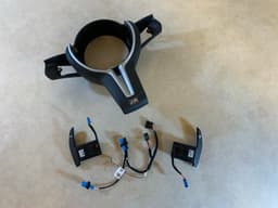 BMW BMW 5 6 F07 F10 F11 F06 F12 F13 Steering Wheel M5 Leather Cover Paddles Wire SET — thumbnail 2